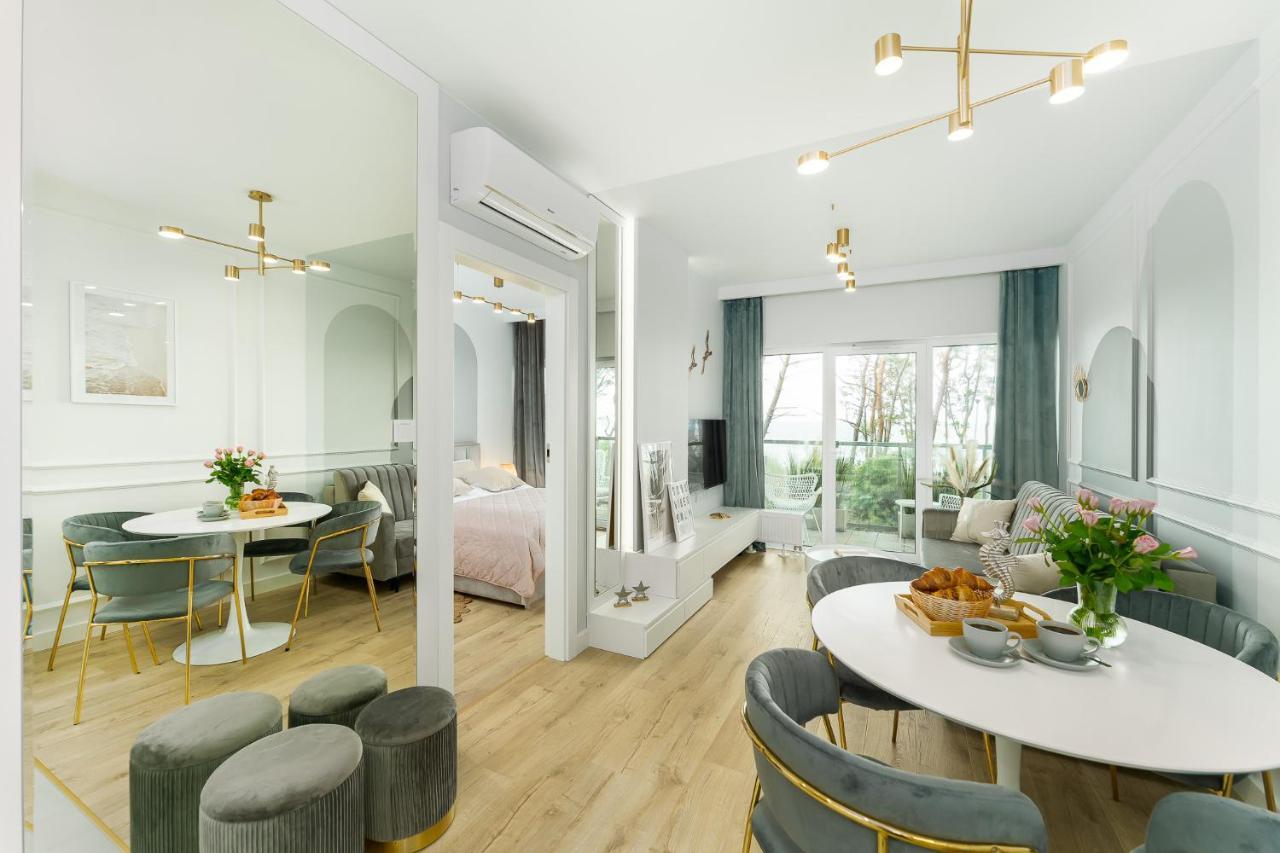 Apartament Baltic View 21 Z Widokiem Na Morze Ustronie Morskie Dış mekan fotoğraf